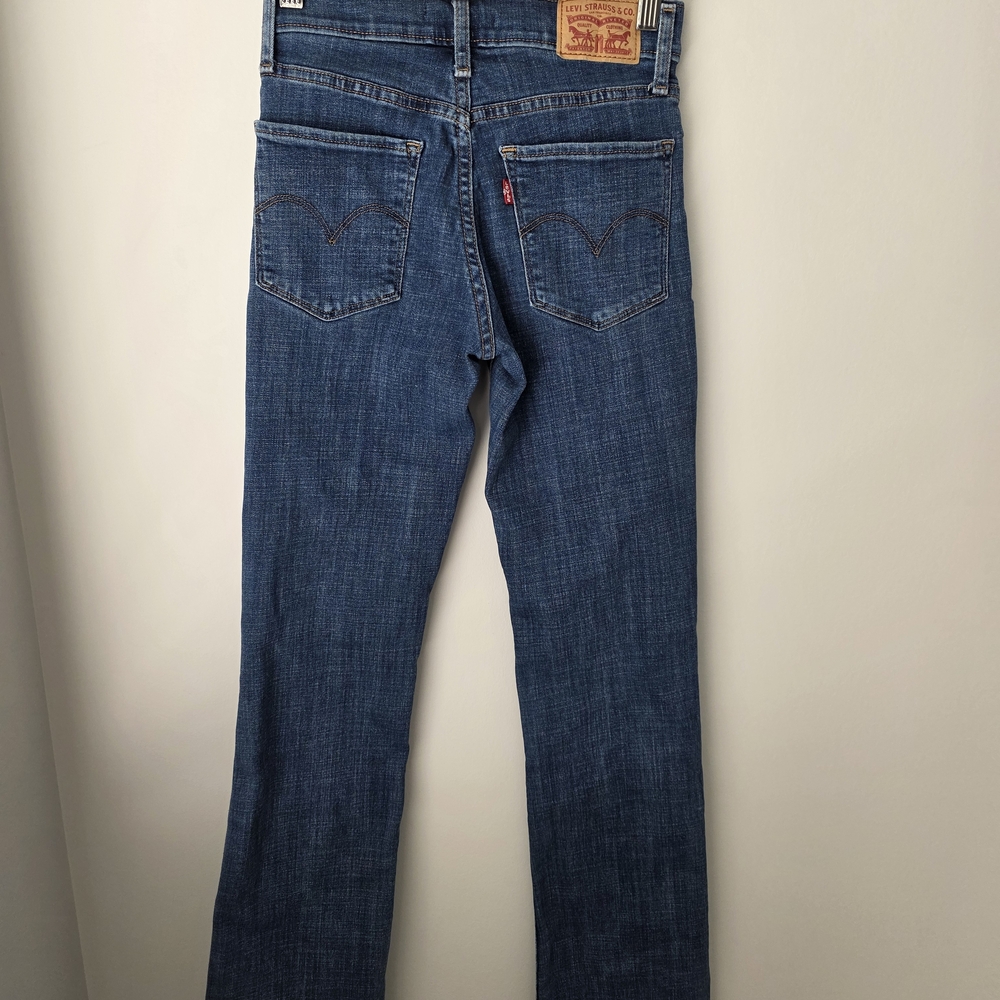 Levi's Dark Blue Bootcut Jeans - Picture 4 of 12